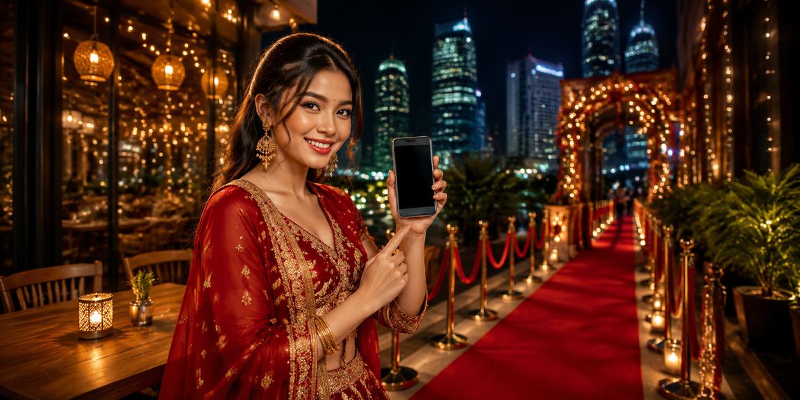 Pemain menggunakan aplikasi zge20 di telefon pintar di Petaling Jaya